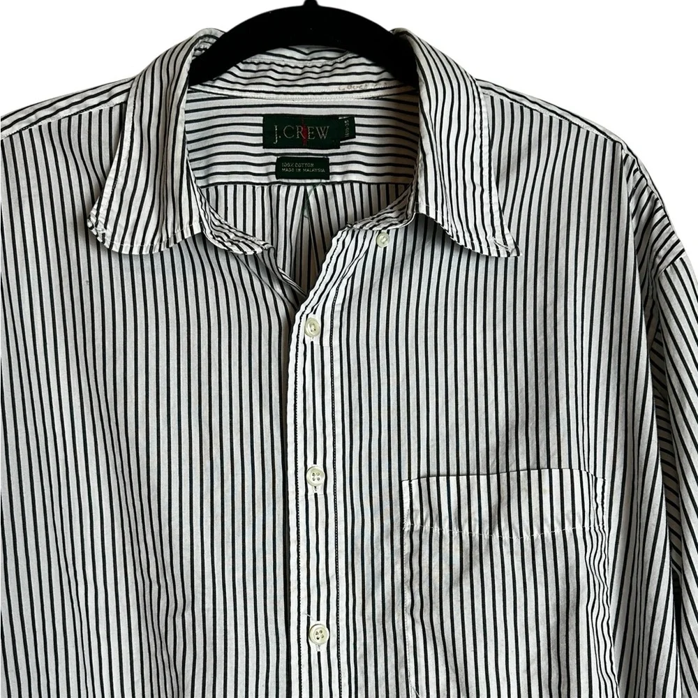 Vintage J.Crew Oarsman Button Down Shirt Striped Ivy League Preppy Casual